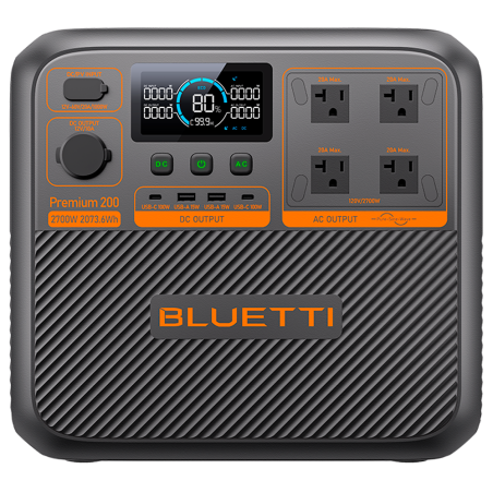 BL-PREMIUM-200V2 - Power Station portatile - Gran capacità 2074Wh - Potenza in uscita 2700W - Uscite e modalità di ricarica mult