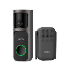 DB-3EP-4M0W/DS3-IMOU - Doorbell 3 Kit 4MP - WiFi 2.4 GHz / 5000mAh o AC 8~24V - Ottica Panoramica 360º / IR 5m - Pulsante di chi