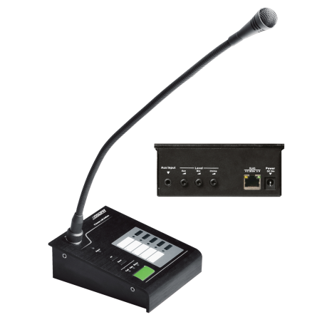DSPPA-MAG505R - Microfono a condensatore - Microfono da tavolo - Modello cardioide - Selezione di 5 zone - Compatibile con la ma