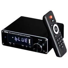 DSPPA-Mini50 - Amplificatore audio - 2 x 60W - Connessione Bluetooth - Riproduzione USB - Preset di equalizzazione - Telecomando