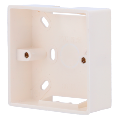 EXITBUTTON-GANGBOX-86 - Box per pulsante - Compatibile con la selezione dei prodotti - Montaggio ad incasso - Fabbricato in plas