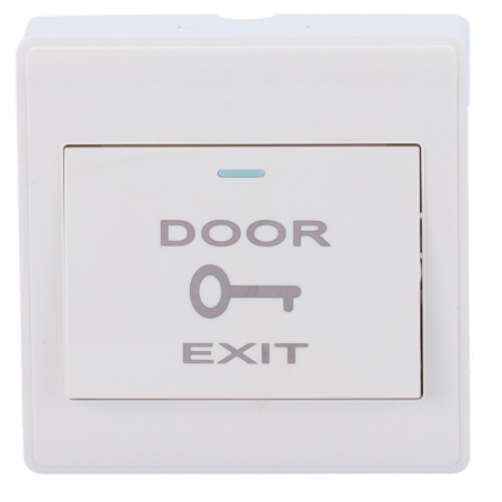 EXITBUTTON301 - Pulsante di liberazione porta - Uso professionale - Testato 500.000 usi - NO/COM | Superficie - Misure 86 (H) x 