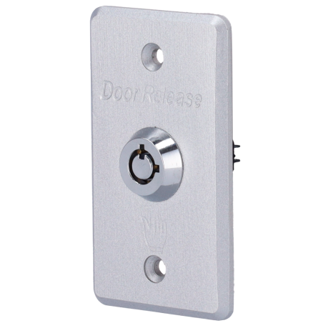 EXITBUTTON307-SLIM - Interruttore a chiave - Uso professionale - Testato 500.000 usi - NO/NC/COM | Montaggio a incasso o in supe