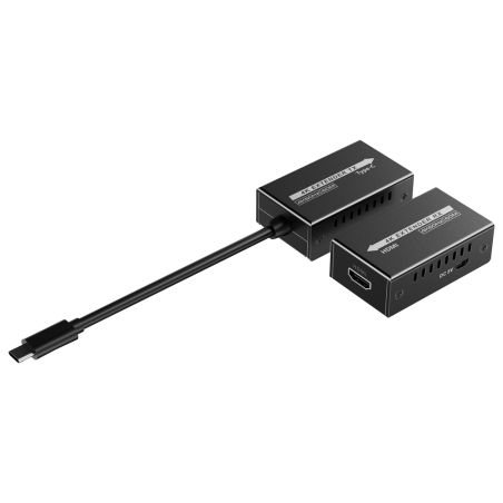 HDMI-EXT-4K120-USBC - Extender del segnale video USB C - Distanza 25 m - Risoluzione 4K - Consente connessioni 1:1