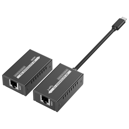 HDMI-EXT-4K120-USBC - Extender del segnale video USB C - Distanza 25 m - Risoluzione 4K - Consente connessioni 1:1