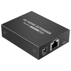 HDMI-EXT-4K60-L - Estensore di segnale HDMI - Distanza 50 m - Risoluzione 4K - Consente connessioni 1:1 - HDMI Loop out - POC - 