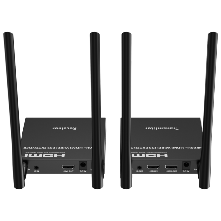 HDMI-EXT-W-4K60-V2 - Extender wireless del segnale HDMI - Distanza 50 m - Risoluzione 4K - Consente connessioni 1:1 - HDMI Loop 