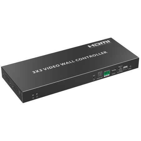 HDMI-VW-9-4K - Elettronica Videowall HDMI - Videowall 3x3 - Consente 1:9 - Risoluzione 4K