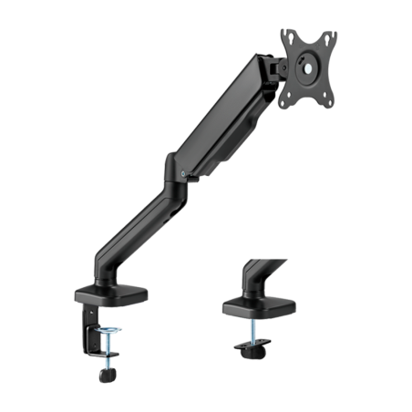 LDT46-C012E - Supporto a braccio per monitor - Installazione a tavolo - Carico massimo 9Kg - Inclinazione -90º +90º - VESA 75x75