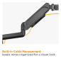 LDT48-C012 - Supporto a braccio per monitor - Installazione a tavolo - Carico massimo 9Kg - Inclinazione -45º +45º - VESA 75x75 LDT48-C012 - Supporto a braccio per monitor - Installazione a tavolo - Carico massimo 9Kg - Inclinazione -45º +45º - VESA 75x75