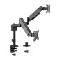LDT48-C024 - Supporto per doppio monitor - Installazione a tavolo - Carico massimo 9 Kg/braccio - Inclinazione -35º +35º - VESA LDT48-C024 - Supporto per doppio monitor - Installazione a tavolo - Carico massimo 9 Kg/braccio - Inclinazione -35º +35º - VESA