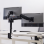 LDT48-C024 - Supporto per doppio monitor - Installazione a tavolo - Carico massimo 9 Kg/braccio - Inclinazione -35º +35º - VESA LDT48-C024 - Supporto per doppio monitor - Installazione a tavolo - Carico massimo 9 Kg/braccio - Inclinazione -35º +35º - VESA