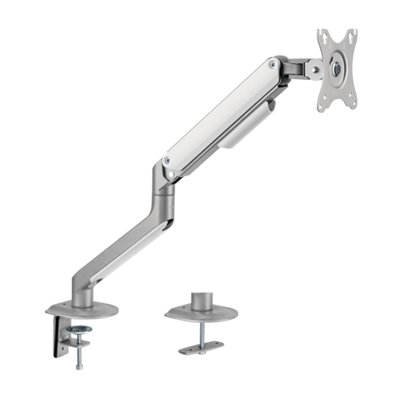 LDT63-C012-SILVER - Supporto a braccio per monitor - Installazione a tavolo - Carico massimo 9Kg - Inclinazione -55º +55º - VESA LDT63-C012-SILVER - Supporto a braccio per monitor - Installazione a tavolo - Carico massimo 9Kg - Inclinazione -55º +55º - VESA