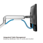 LDT63-C012-SILVER - Supporto a braccio per monitor - Installazione a tavolo - Carico massimo 9Kg - Inclinazione -55º +55º - VESA LDT63-C012-SILVER - Supporto a braccio per monitor - Installazione a tavolo - Carico massimo 9Kg - Inclinazione -55º +55º - VESA