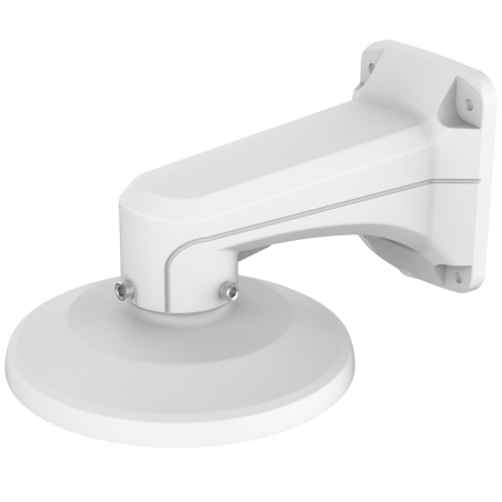 MS-A77 - Staffa a parete Milesight - Per telecamere dome PTZ - Adatto per esterni - Lega di alluminio - Passacavi - 262mm. x 185