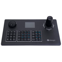 MS-K01 - Tastiera IP Milesight - Connessione alla rete locale RJ45 - Schermo LCD 2.8" - Joystick a 4 assi