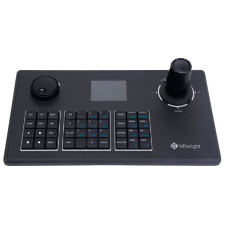 MS-K01 - Tastiera IP Milesight - Connessione alla rete locale RJ45 - Schermo LCD 2.8" - Joystick a 4 assi