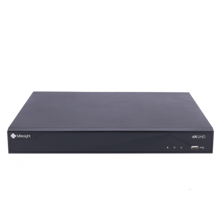 MS-N5008-NE - Milesight 4K Pro NVR 5000 series - Risoluzione massima 4K | 8 canali - Larghezza di banda 160/160Mbps - Uscita 4K