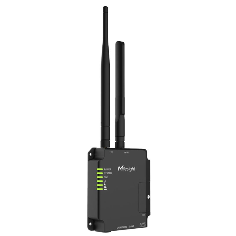 MS-UR32S-L04EU-P - Milesight - Router Industriale 4G PoE - 2 porte Ethernet RJ45 10/100 - PoE 802.3 af/at - Slot per scheda SIM MS-UR32S-L04EU-P - Milesight - Router Industriale 4G PoE - 2 porte Ethernet RJ45 10/100 - PoE 802.3 af/at - Slot per scheda SIM