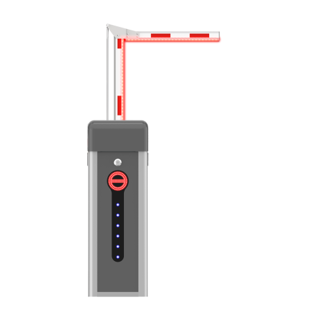 PB-PARKBARRIER-PRO303-FD3-L - Barriera parcheggio - Braccio angolato a 90º (3 m) - Apertura a sinistra | 5.000.000 cicli - Indic
