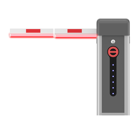 PB-PARKBARRIER-PRO303-TL6-R - Barriera parcheggio - Braccio telescopico diritto (fino a 6 m) - Apertura a destra | 5.000.000 cic