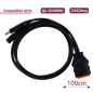 QL-GV600W-UK - Cavo di configurazione - Compatibile con QL-GV600W &amp GV620mg - Lunghezza 100cm - Alimentatore 12V DC 1A