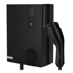 RD-NEO-22-C5-GREY - Colonnina di ricarica per veicoli elettrici - Potenza 22kW / 32A / Trifase - Connettore tipo 2 - Protezione 