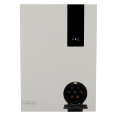 RD-NEO-22-S-WHITE - Colonnina di ricarica per veicoli elettrici - Potenza 22kW / 32A / Trifase - Connettore tipo 2 - Protezione 