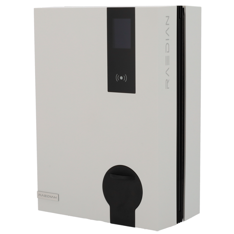 RD-NEO-7-S-WHITE - Colonnina di ricarica per veicoli elettrici - Potenza 7,4 kW / 32A / Monofase - Connettore tipo 2 - Protezion