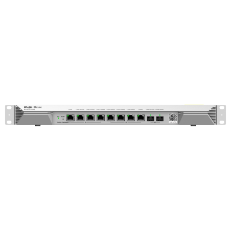 RG-EG710XS - Reyee Router Cloud - 8 Porte RJ45 + 2 SFP+ 10Gigabit - Funzioni di base del Firewall - Supporta fino a 7 WAN per il