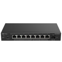 RG-ES209MG-P - Reyee Switch PoE Cloud Layer 2 - 8 porte PoE MultiGigabit+ 1 10Gbps SFP+ - PoE 802.3af/at fino a 30w / Massimo 13