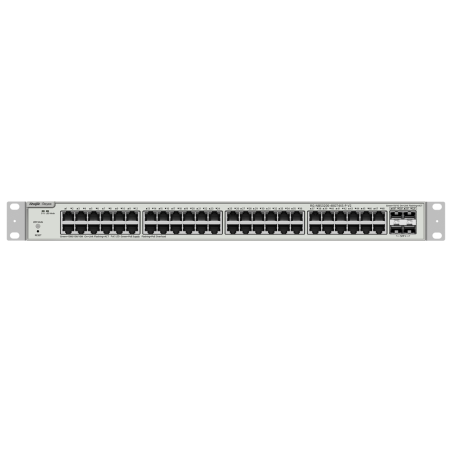 RG-NBS3200-48GT4XS-P-V2 - Reyee Switch PoE Cloud Gestibile L2+ - 48 porte PoE + 4 SFP+ - 48 10/100/1000Mbps + 4 SFP+ 10Gb - 30 W