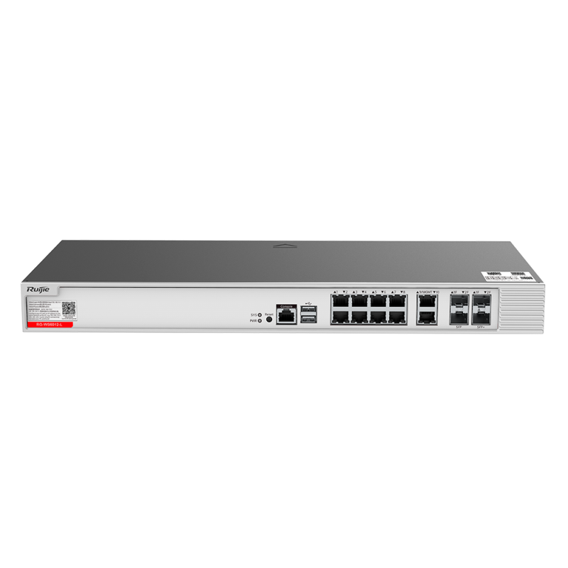 RG-WS6012-L - Ruijie Controladora Puntos de Acceso - Compatible con APs Ruijie - 8 Puertos Gigabit + 2 Puertos SFP Combo + 1 SFP RG-WS6012-L - Ruijie Controladora Puntos de Acceso - Compatible con APs Ruijie - 8 Puertos Gigabit + 2 Puertos SFP Combo + 1 SFP