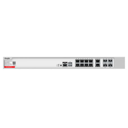 RG-WS6012-L - Ruijie Controladora Puntos de Acceso - Compatible con APs Ruijie - 8 Puertos Gigabit + 2 Puertos SFP Combo + 1 SFP