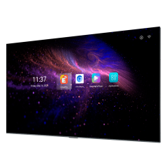SF-115X80 - Monitor SAFIRE LCD 115" 4K - Risoluzione 3840x2160 - Android 14 - Ingressi/uscite multiple - Uso 16/7