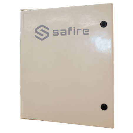 SF-BOX08ECO-BMS-IP55 - Armadio in poliestere SMC - Differenziale, MCB e SPD - Dimensioni esterne 60x50x23cm_x000D_ - Switch da 8