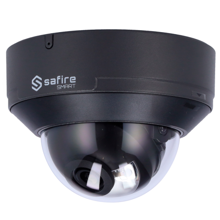 SF-IPD040A-4I1-DL-GREY - Safire Smart - Telecamera Dome IP gamma I1 AI Avanzata e DualLight - Risoluzione 4 Megapixel (2688x1520