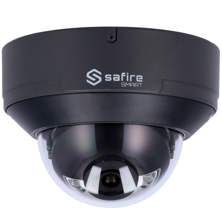 SF-IPD040A-4I1-DL-GREY - Safire Smart - Telecamera Dome IP gamma I1 AI Avanzata e DualLight - Risoluzione 4 Megapixel (2688x1520