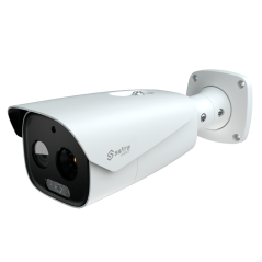 SF-IPTB384A-19D5 - Telecamera termica a doppia ottica Bullet IP Safire Smart - Sensore termico 12 μm 384x288 VOx | Ottica 19 mm