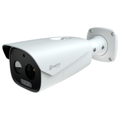 SF-IPTB640A-9D5 - Telecamera termica a doppia ottica Bullet IP Safire Smart - Sensore termico 12 μm 640x512 VOx | Ottica 9 mm -