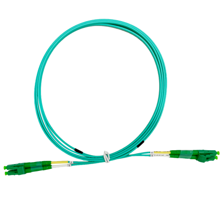 SF-LC-APC-LC-APC-OM4-DX-5M-A - Cavo di collegamento in fibra ottica - Fibra multimodale OM4 - Connettore LC APC duplex - Lunghez