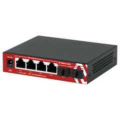 SF-SW06-2AZXF - Switch Multigagibit 2,5Gbps - 4 puertos + 2 Uplink SFP 10G - Velocidad de puertos 2,5/1Gbps - Tasa de reenvío de