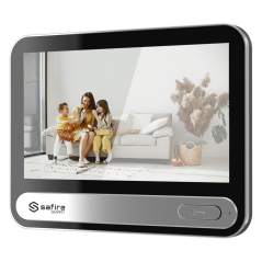 SF-VIDISP11-7WIP - Monitor per videocitofono - Schermo tattile IPS da 7" - Audio bidirezionale - TCP/IP, WiFi - Slot per scheda