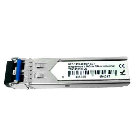 SFP-1310-20SMF-LC-I - Modulo transceiver SFP industriale - TRx 1310 nm - Fibra Monomodale - Tipo di connettore LC duplex - Massi