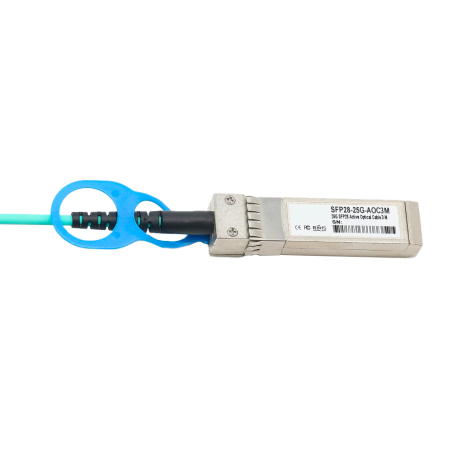 SFP28-25G-AOC-3M - Cavo di collegamento diretto SFP28 - Velocità 25Gbps - Moduli SFP28 ad entrambe le estremità - Ideale per lo