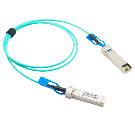 SFP28-25G-AOC-5M - Cavo di collegamento diretto SFP28 - Velocità 25Gbps - Moduli SFP28 ad entrambe le estremità - Ideale per lo