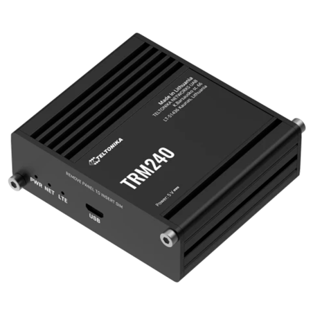 TK-TRM240 - Teltonika Modem 4G Industriale - 4G Cat 1 / 3G / 2G - Connettore Micro USB - Design compatto