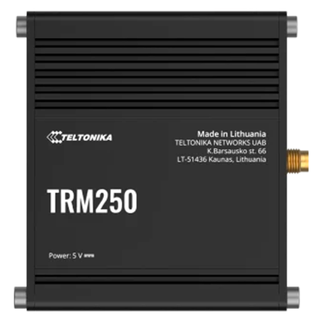 TK-TRM250 - Teltonika Modem LTE Industriale - LTE Cat-M1/NB-IoT/EGPRS - Connettore Micro USB - Design compatto