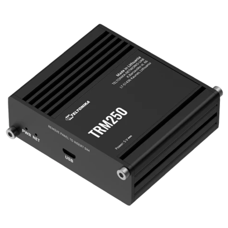 TK-TRM250 - Teltonika Modem LTE Industriale - LTE Cat-M1/NB-IoT/EGPRS - Connettore Micro USB - Design compatto