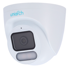 UV-IPC-T244-ADF40K-WP - Telecamera IP Turret | Uniarch - 4 MP | Ottica 4 mm | microSD 512 GB - Luce bianca 30 m | WDR 120 dB - C
